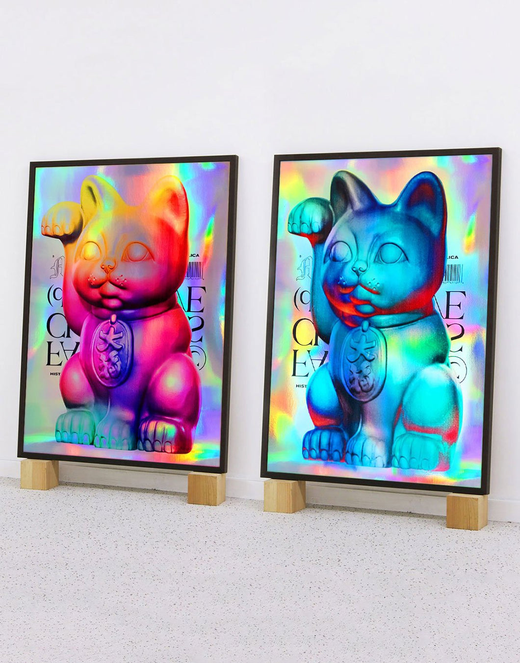 Holographic Maneki-Neko (SET)